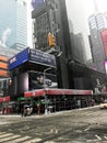 Times Square, Manhattan, NYC. Winter Royalty Free Stock Photo