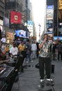 Times Square musicians Royalty Free Stock Photo