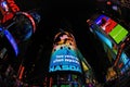 Times square neon signs at night