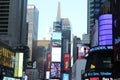 Times Square New York City, Buildings, Neon Signs