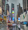 Times Square, New York City,Manhattan Royalty Free Stock Photo