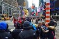 Times Square in New York City, NY USA Royalty Free Stock Photo