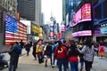 Times Square in New York City, NY USA Royalty Free Stock Photo
