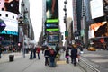 Times Square in New York City, NY USA Royalty Free Stock Photo