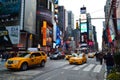 Times Square in New York City, NY USA Royalty Free Stock Photo