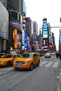 Times Square in New York City, NY USA Royalty Free Stock Photo