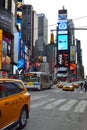 Times Square in New York City, NY USA Royalty Free Stock Photo