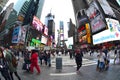 Times Square in New York City, NY USA Royalty Free Stock Photo