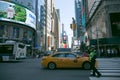 Times Square, New York, United States of America. Street photo on evening at May 2019 Royalty Free Stock Photo