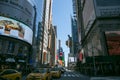 Times Square, New York, United States of America. Street photo on evening at May 2019 Royalty Free Stock Photo