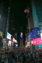 Times Square, New York, United States of America. Street photo at night at May 2019 Royalty Free Stock Photo