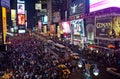 Times Square by night Royalty Free Stock Photo