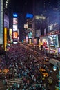 Times Square by night Royalty Free Stock Photo