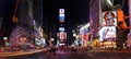 Times Square by night Royalty Free Stock Photo