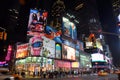 Times Square at night, New York City Royalty Free Stock Photo