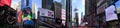 Times square panomara from nyc 2018 Royalty Free Stock Photo