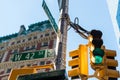 Times Square street sign Royalty Free Stock Photo