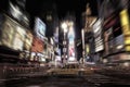 Times Square taxi Royalty Free Stock Photo