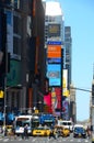 Times Square Traffic Royalty Free Stock Photo