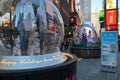 Times Square unveiled four giant snow globes inspired by some of Broadway's most popular musicals