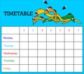 Timetable-snakes