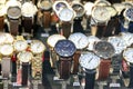 Timex watches in a shop window Royalty Free Stock Photo