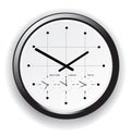 Timezone clock Royalty Free Stock Photo