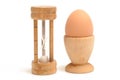 Timing a boiled egg Royalty Free Stock Photo