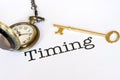 Timing Is Everything Royalty Free Stock Photo