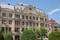 Timisoara city, Romania, beautiful colorful facades Royalty Free Stock Photo