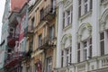 Timisoara city, Romania, beautiful colorful facades Royalty Free Stock Photo