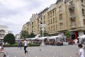 Timisoara, June 21st: Victory Square in Timisoara town from Banat county in Romania