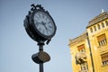 Timisoara Opera Square Clock Royalty Free Stock Photo