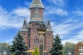 TIMISOARA, ROMANIA - 15 OCTOBER 2016 Romanian orthodox cathedral in Timisoara Royalty Free Stock Photo