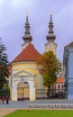 TIMISOARA, ROMANIA - OCTOBER 15, 2016 The Serbian Orthorox church the oldest one in Timisoara