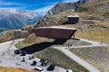 Timmelsjoch Passo Rombo a high mountain pass between Austria and Italy Royalty Free Stock Photo