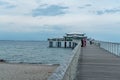 Timmendorf beach at the Baltic sea - CITY OF LUBECK, GERMANY - MAY 10, 2021