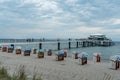 Timmendorf beach at the Baltic sea - CITY OF LUBECK, GERMANY - MAY 10, 2021