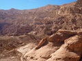 Timna Park and King Solomon`s Mines Negev Desert Israel Royalty Free Stock Photo