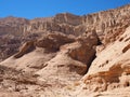 Timna Park and King Solomon`s Mines Negev Desert Israel Royalty Free Stock Photo