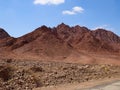 Timna Park and King Solomon`s Mines Negev Desert Israel Royalty Free Stock Photo