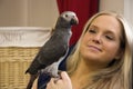Timneh African Grey Royalty Free Stock Photo