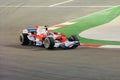 Timo Glock'S Toyota Car In 2008 F1 Royalty Free Stock Photo