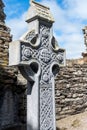 Irish Cross Tomb Stone Royalty Free Stock Photo