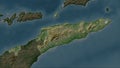 Timor Leste highlighted. Pale