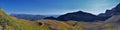 Timpanogos hiking trail views in Uinta Wasatch Cache National Forest, around Utah Lake, in the Rocky Mountains in fall. Salt Lake Royalty Free Stock Photo