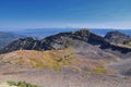 Timpanogos hiking trail views in Uinta Wasatch Cache National Forest, around Utah Lake, in the Rocky Mountains in fall. Salt Lake Royalty Free Stock Photo