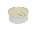 Tin can, isolated Royalty Free Stock Photo