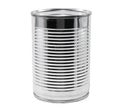 Tin can isolated on white Royalty Free Stock Photo
