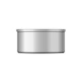 Tin can Low-profile. Side view. Packaging template vector illustration Royalty Free Stock Photo